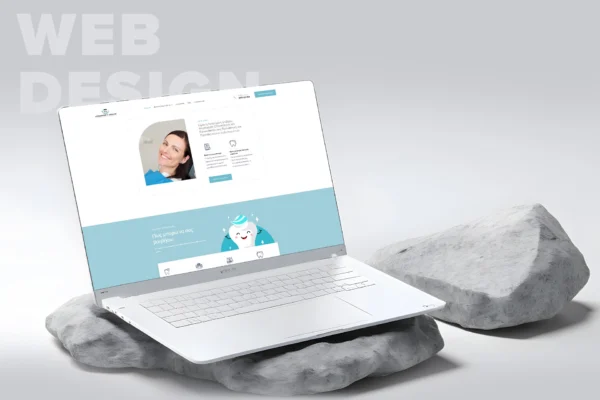 Wesite and logo design for dentist
