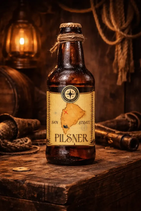 σχεδίαση εετικέτας για μπύρα