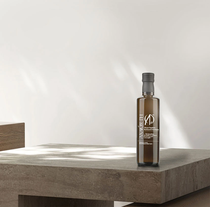 olive oil label design presentation