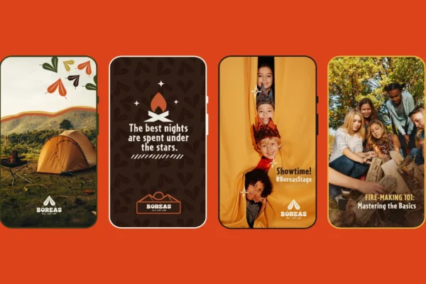 camping social media