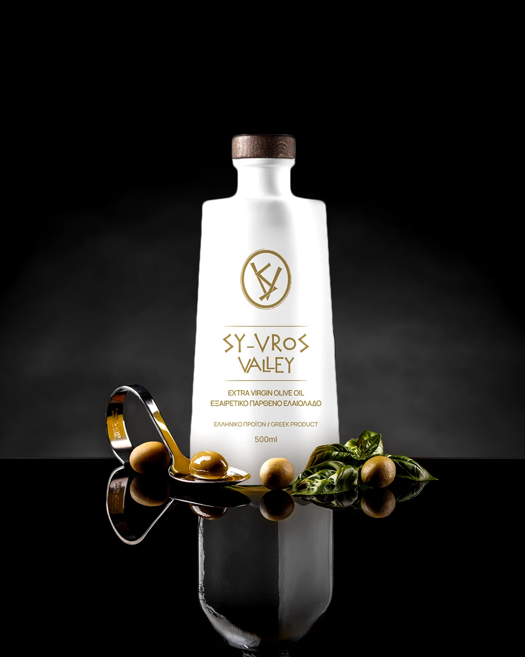 Olive oil label creation