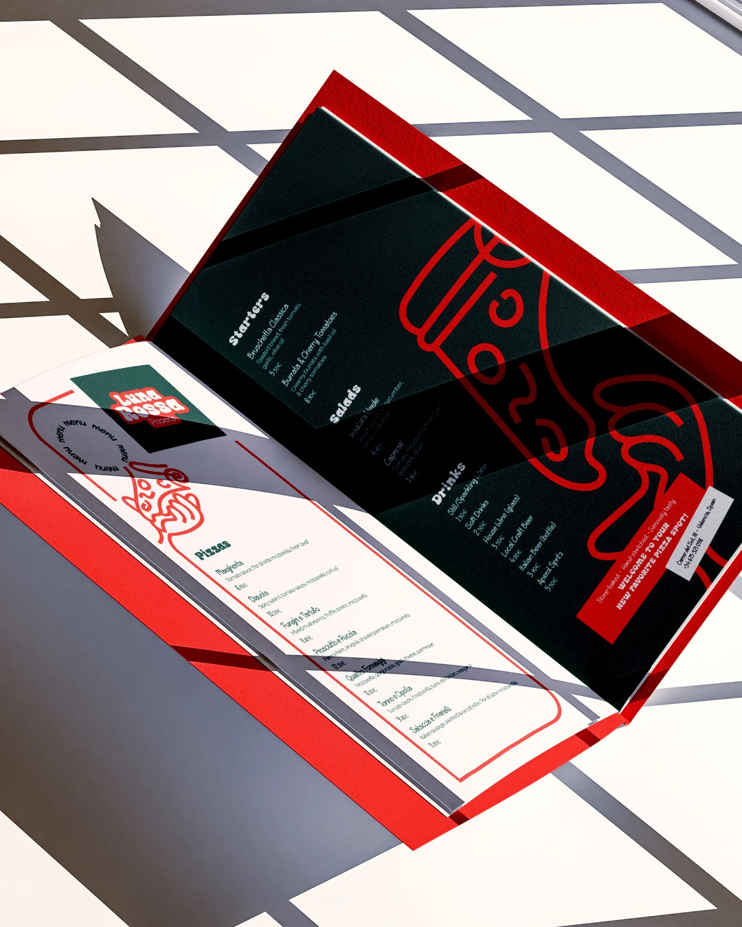pizza restaurant branding