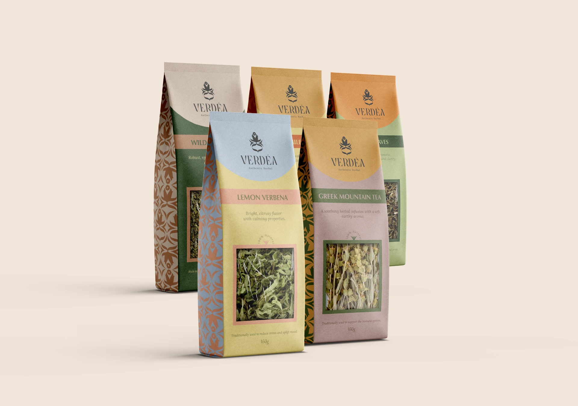 herbal brand graphic design