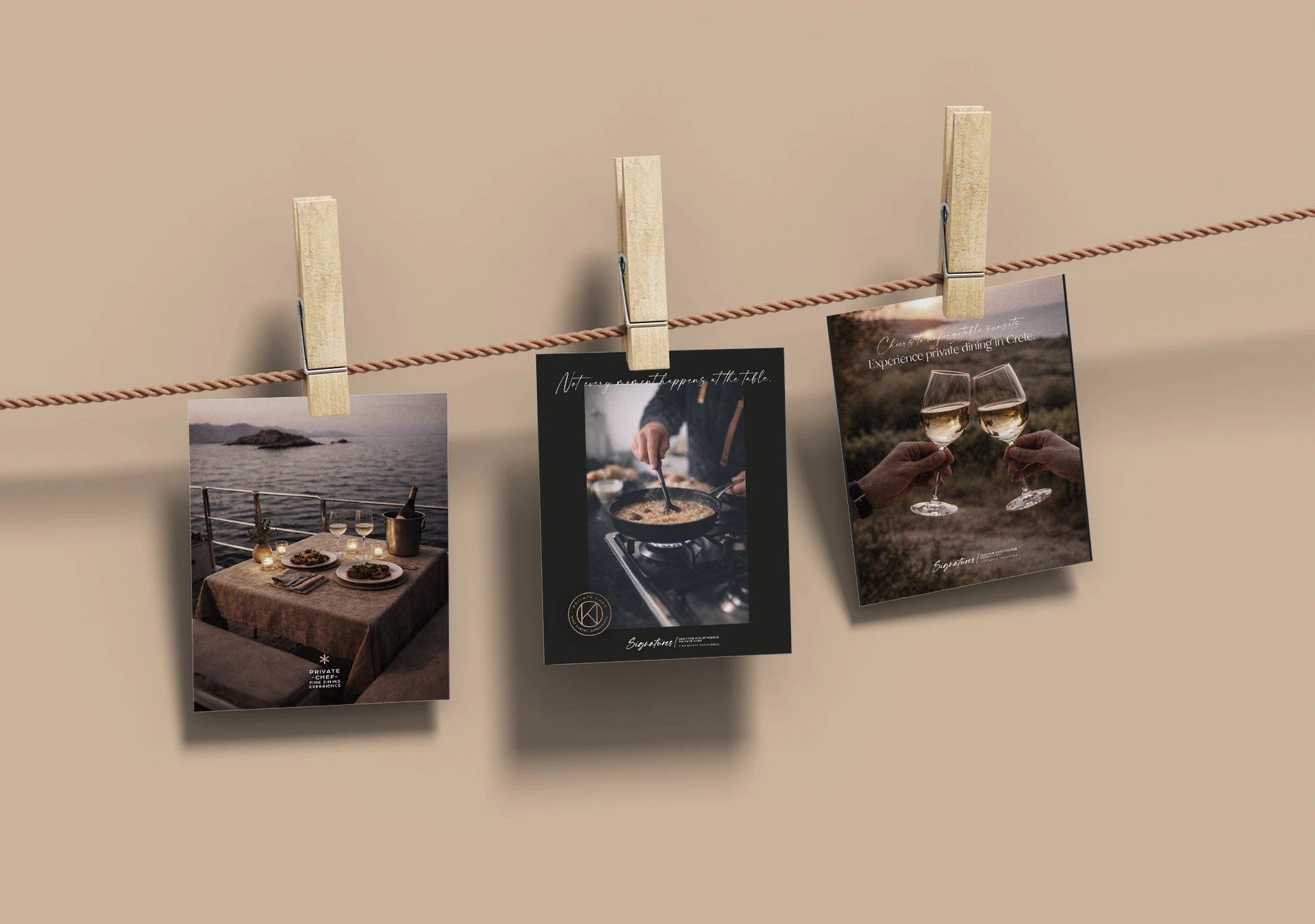 Visual Identity for private chef