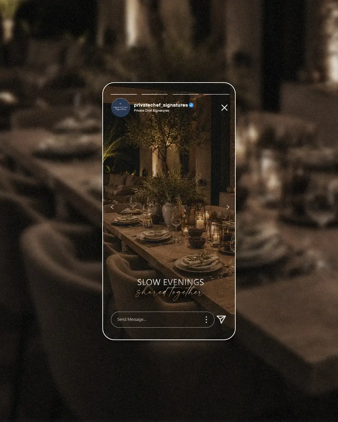 Hospitality social media Design