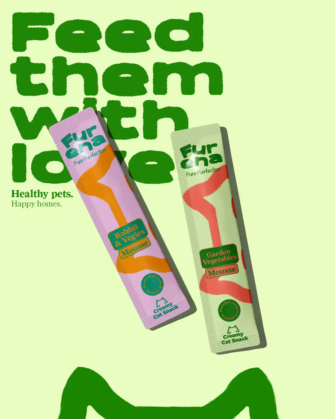 cat food poster design