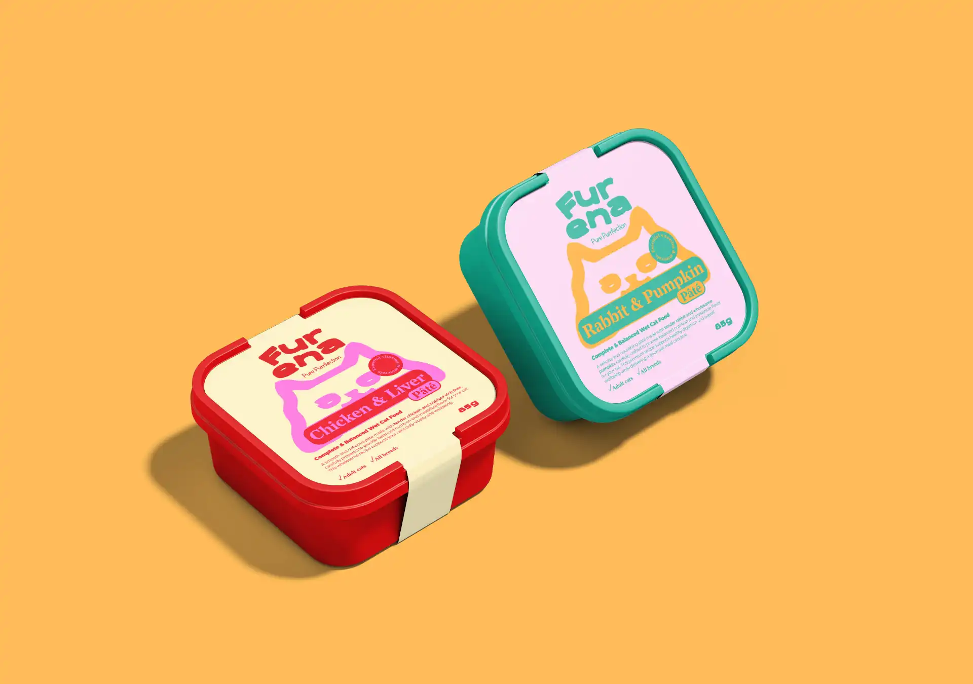 cat food packaging design