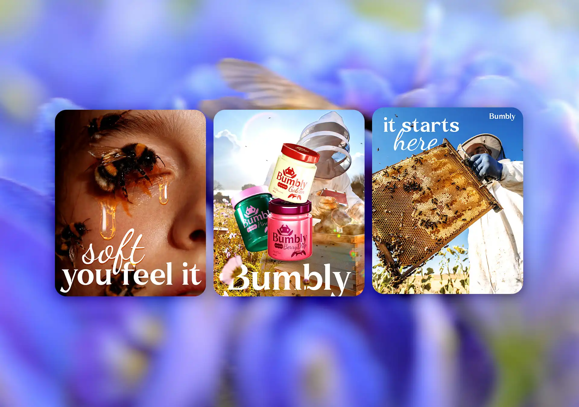 premium honey brand identity design