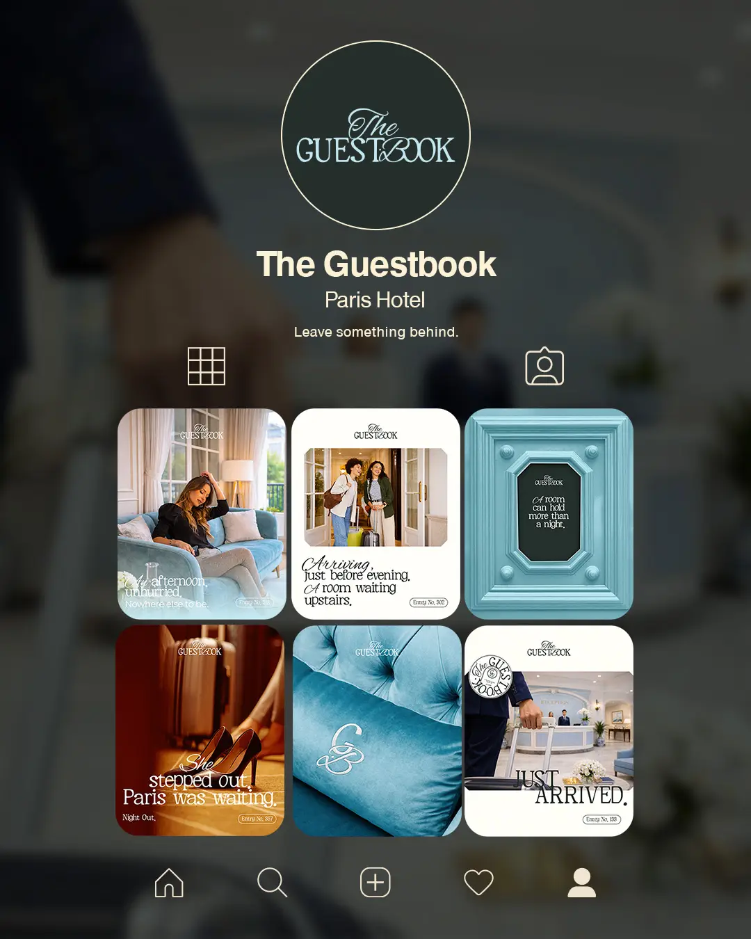 hotel social media design