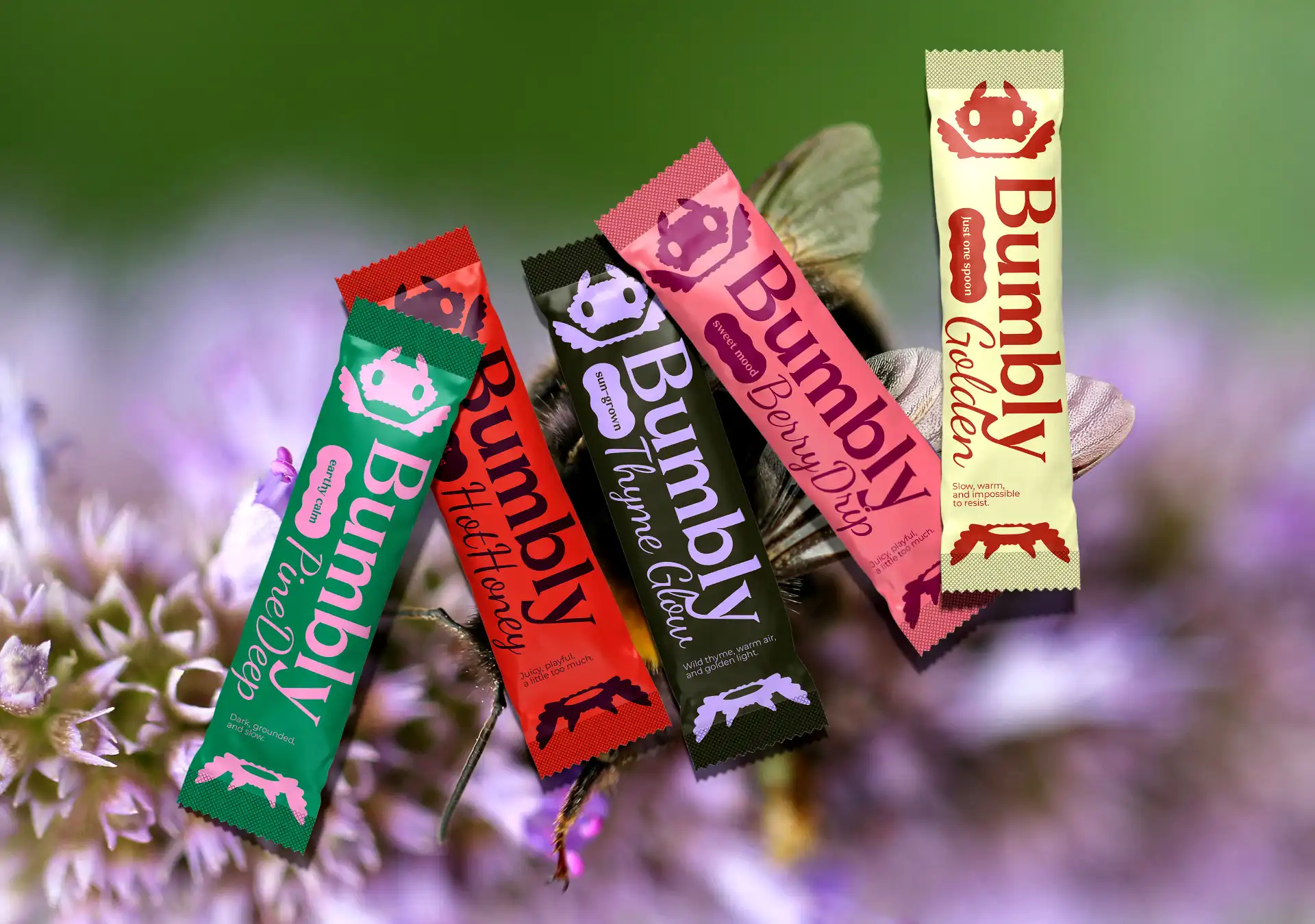 honey brand design concept