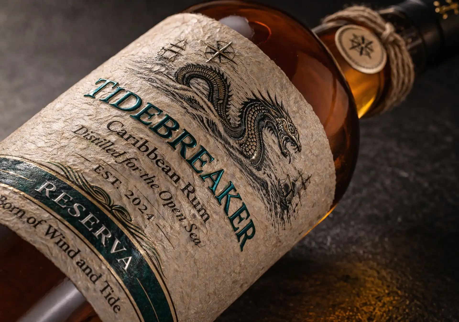 drink bottle label design