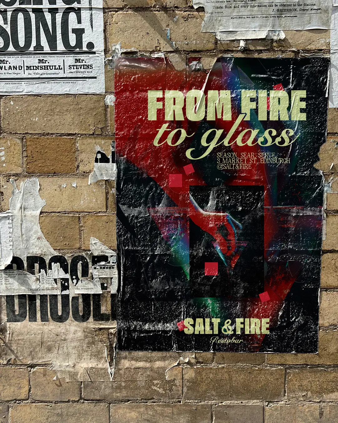 restobar poster design