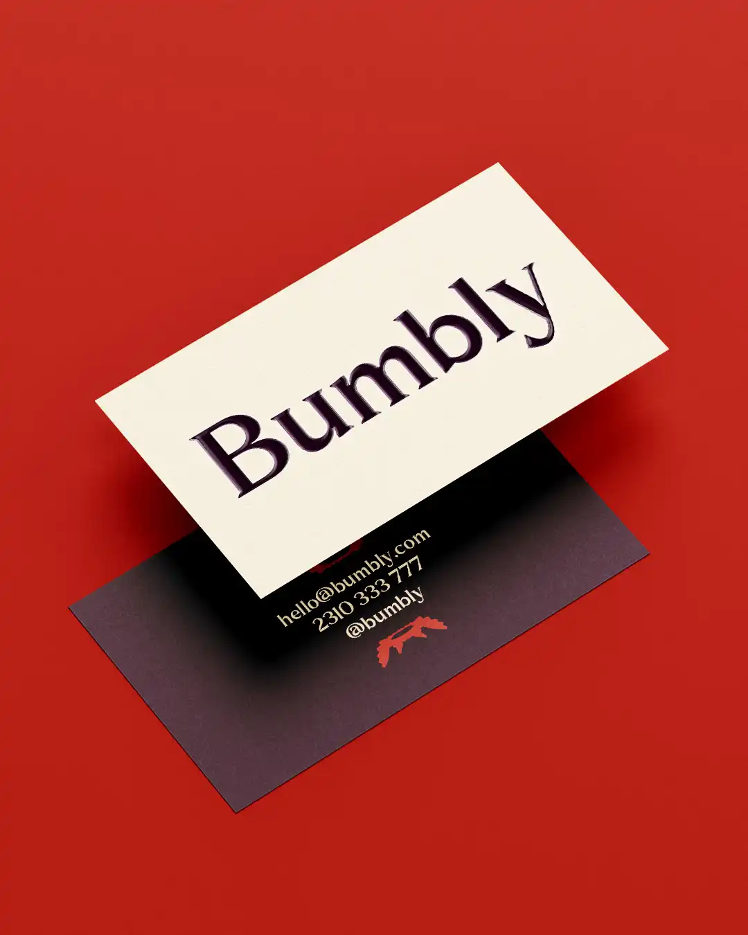 premium honey business card