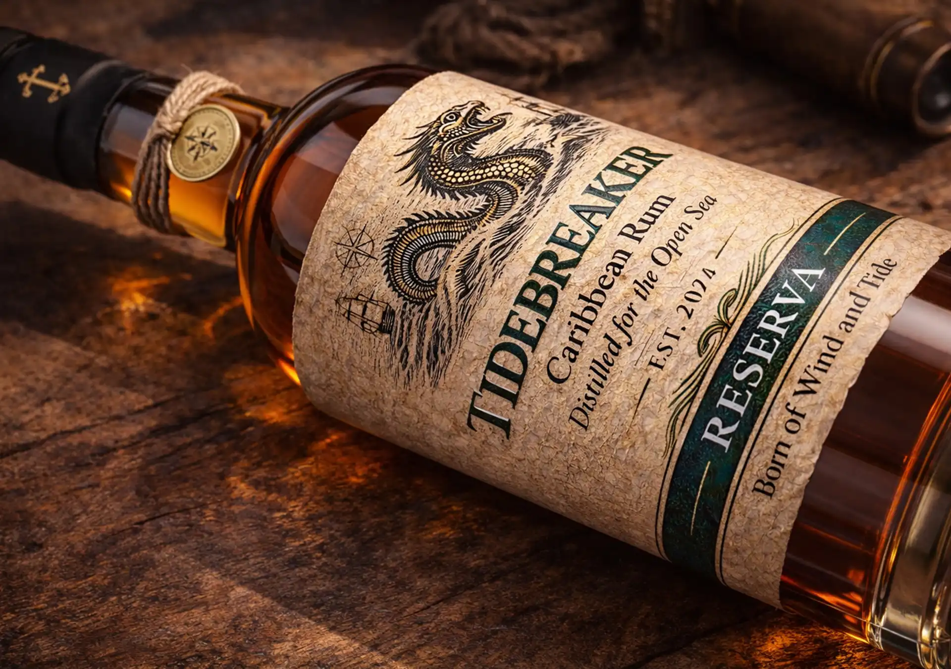 rum packaging design