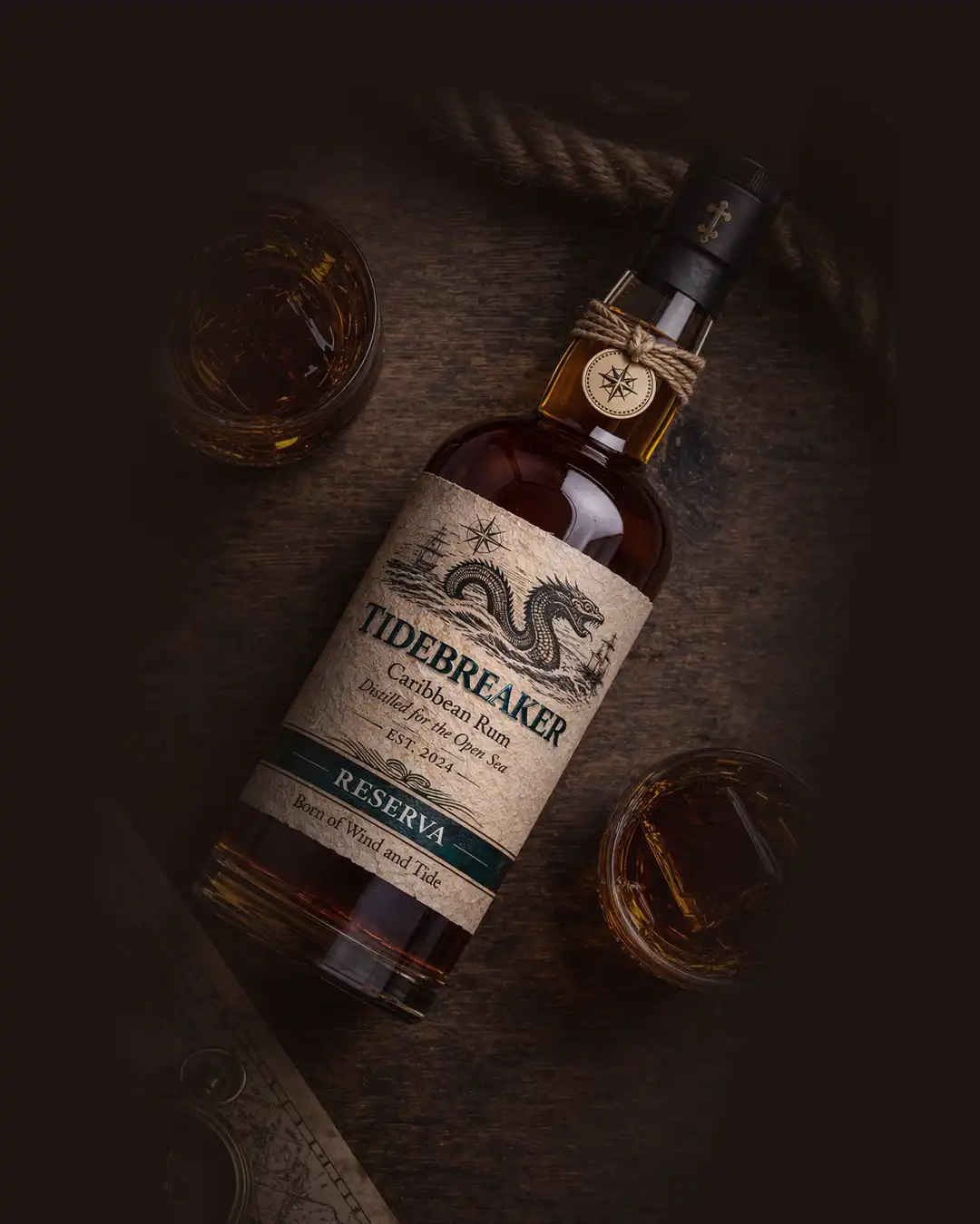 bottle label design