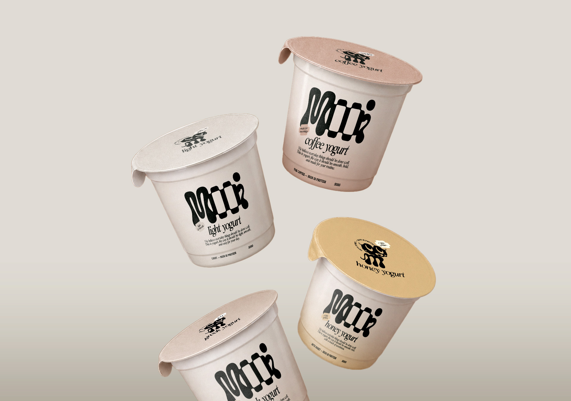 yogurt packaging design