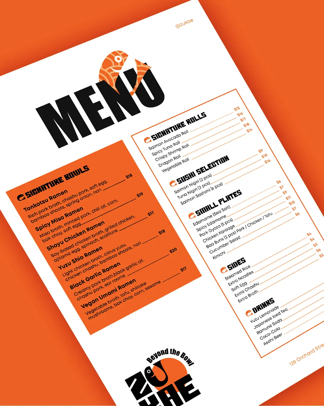 Menu Design