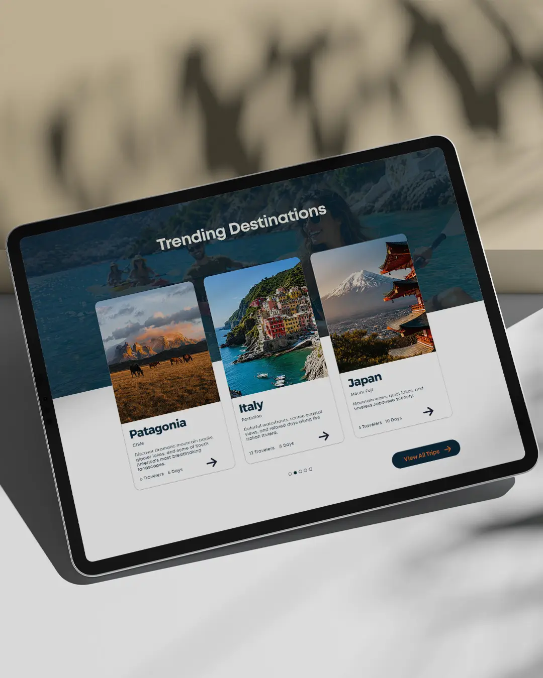 travel agency website