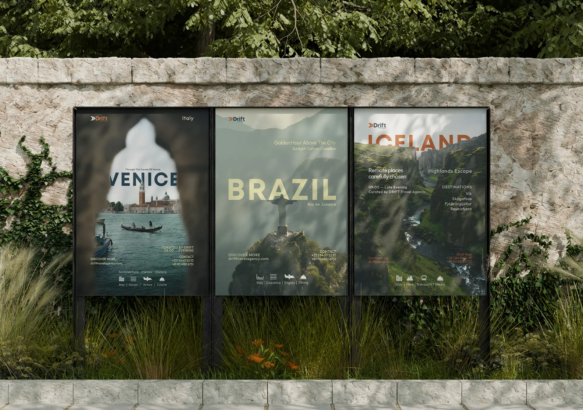 travel agency poster design
