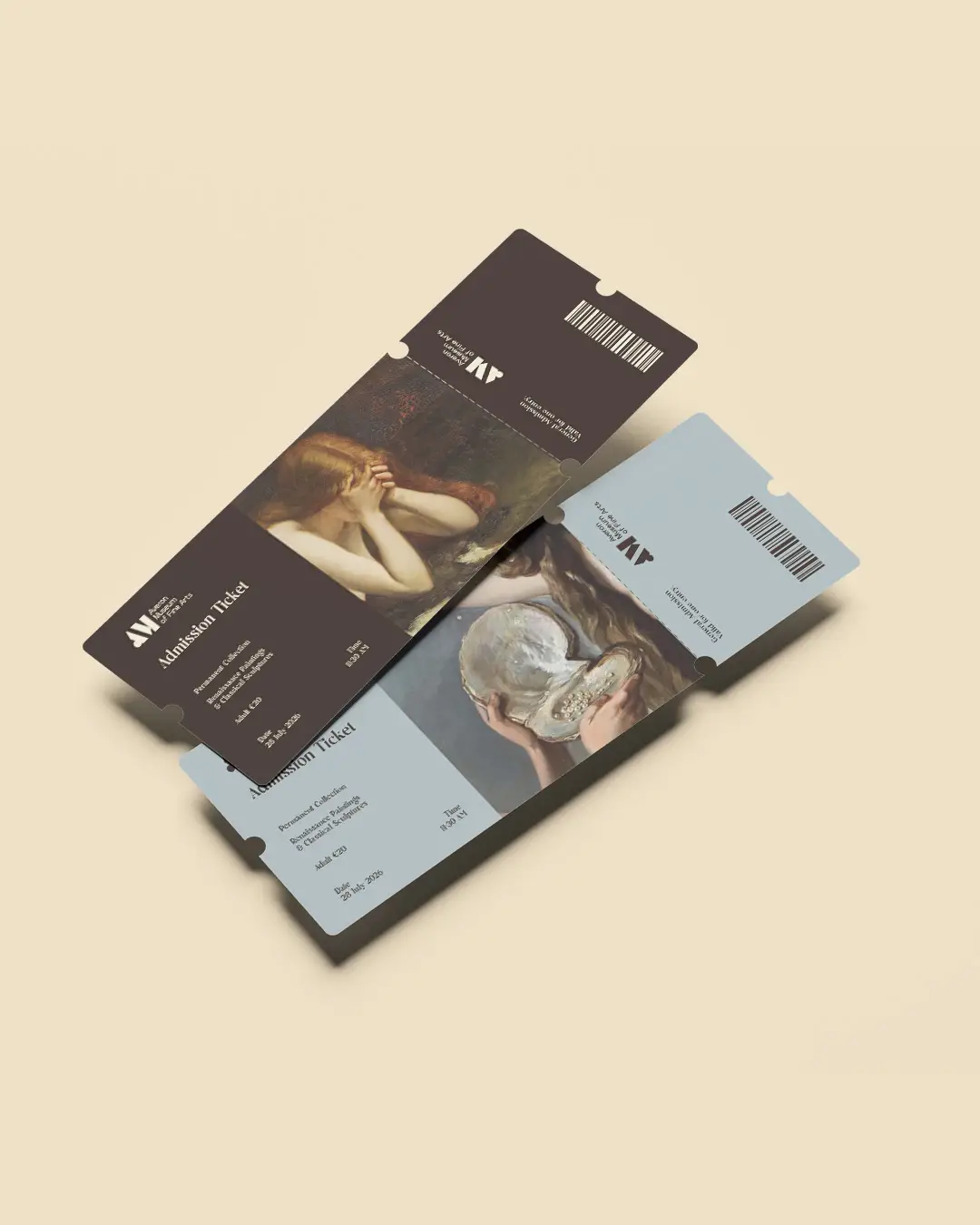 Museum ticket design