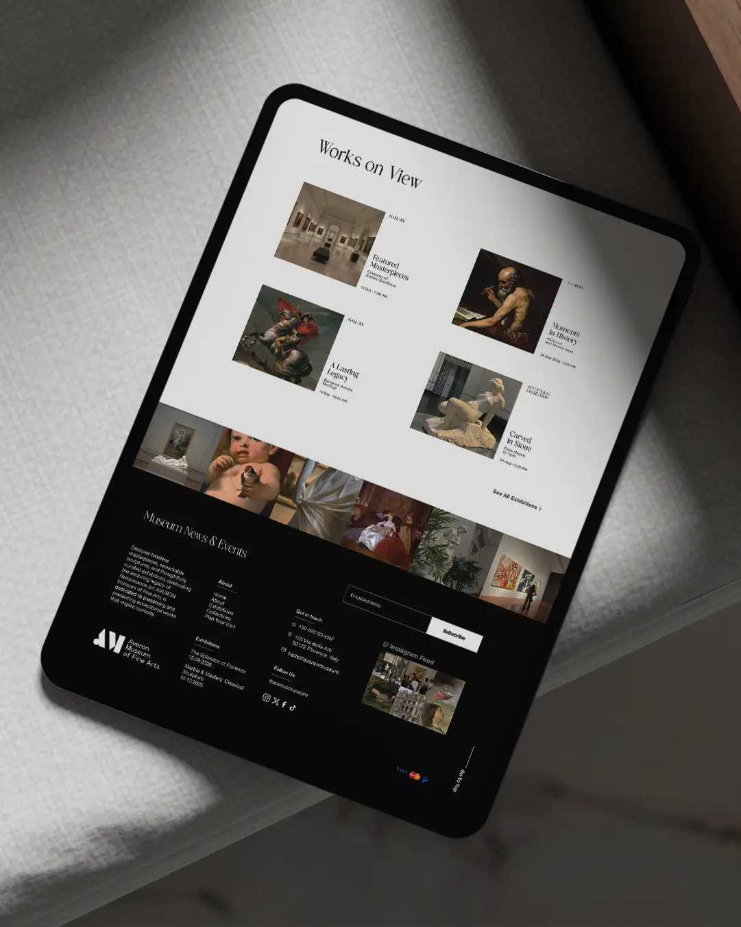 Museum Website Design