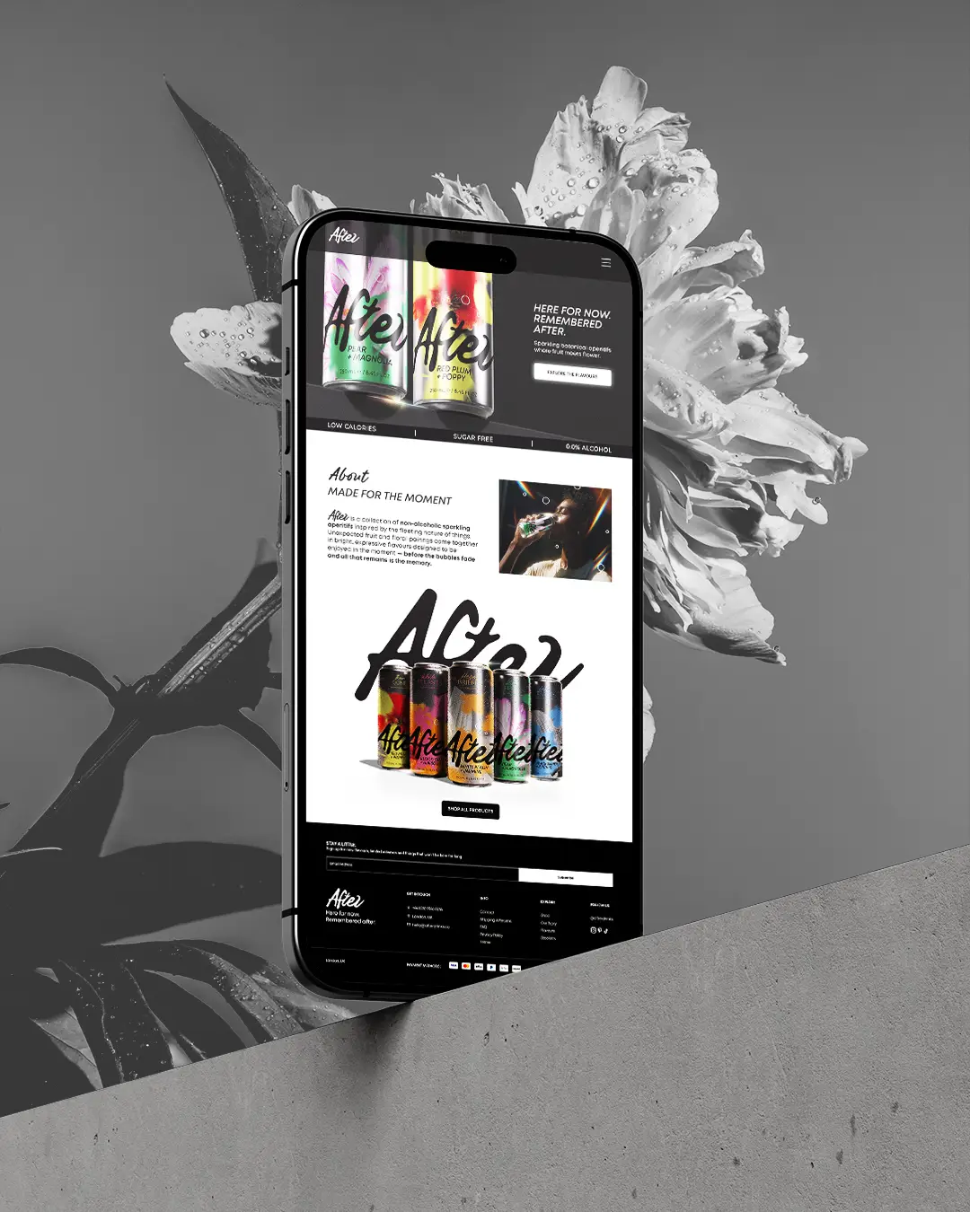 Beverage Website Design